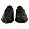 Scarpe eleganti mocassini formali in pelle verniciata nera - EU39/US6