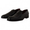 Scarpe eleganti mocassini formali in pelle verniciata nera - EU39/US6
