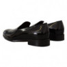 Scarpe eleganti mocassini formali in pelle verniciata nera - EU39/US6