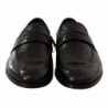 Scarpe mocassino slip on in pelle di coccodrillo nera - EU44/US11