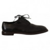 Scarpe derby stringate da uomo in pelle nera - EU44.5/US11.5