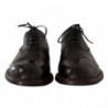 Scarpe derby stringate da uomo in pelle nera - EU44.5/US11.5