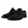 Scarpe derby stringate da uomo in pelle nera - EU44.5/US11.5