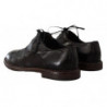 Scarpe derby stringate da uomo in pelle nera - EU44.5/US11.5