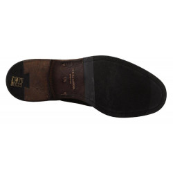 Scarpe derby stringate da uomo in pelle nera - EU44.5/US11.5