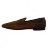Mocassini slip-on da uomo in pelle esotica marrone - EU44/US11