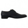 Scarpe derby formali con lacci in pelle blu navy - EU42/US9
