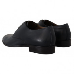 Scarpe derby formali con lacci in pelle blu navy - EU42/US9