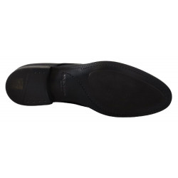Scarpe derby formali con lacci in pelle blu navy - EU42/US9