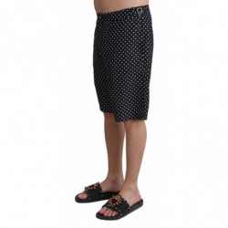Costumi da bagno pantaloncini da spiaggia a pois neri - IT4 - S