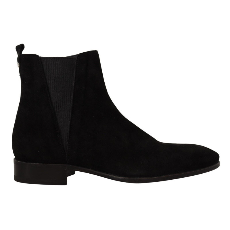Stivali Chelsea da uomo in pelle scamosciata nera - EU42.5/US9.5