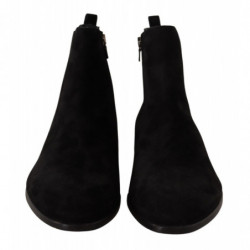 Stivali Chelsea da uomo in pelle scamosciata nera - EU42.5/US9.5