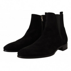 Stivali Chelsea da uomo in pelle scamosciata nera - EU42.5/US9.5