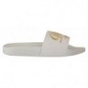 Scarpe sandali scorrevoli hotel lusso pelle bianca - EU40/US7