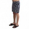 Pantaloncini da spiaggia con stampa zebrata grigia - IT4 - S