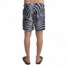 Pantaloncini da spiaggia con stampa zebrata grigia - IT4 - S