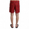 Costumi da bagno pantaloncini da spiaggia con motivo rosso - IT4 - S