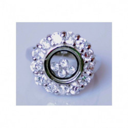 Anello in Silver plated con...