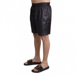 Costumi da bagno da spiaggia con stampa a pois neri - IT4 - S