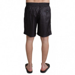 Costumi da bagno da spiaggia con stampa a pois neri - IT4 - S