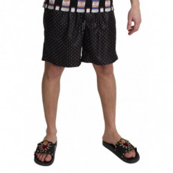 Costumi da bagno da spiaggia con stampa a pois neri - IT4 - S
