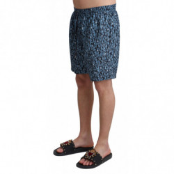 Costumi da bagno pantaloncini da spiaggia stampa fantasia blu - IT4