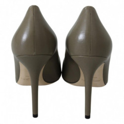 Décolleté Amika in pelle verde ciottolo - EU39/US9