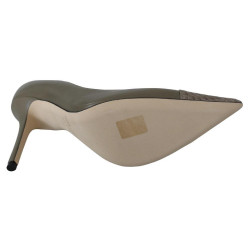 Décolleté Amika in pelle verde ciottolo - EU40/US10