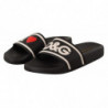 Sandali slide I Love D&G in pelle nera - EU35/US4.5