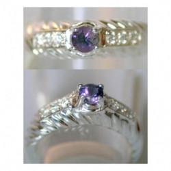 Anello in Silver plated con...