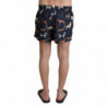 Pantaloncini da spiaggia stampa cane blu Costumi da bagno da uomo -