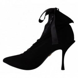 Scarpe stivaletti corti elasticizzati neri - EU39/US8.5