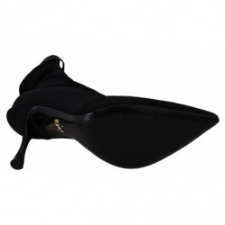 Scarpe stivaletti corti elasticizzati neri - EU39/US8.5