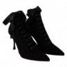 Scarpe stivaletti corti elasticizzati neri - EU39/US8.5