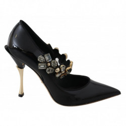 Scarpe in pelle nera con...