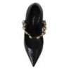 Scarpe in pelle nera con cristalli DÃ©colletÃ© Mary Jane - EU35/US4.5