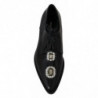 Scarpe formali stringate in pelle nera con cristalli - EU41/US10.5