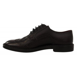 Scarpe formali con punta alare Oxford in pelle viola - EU39/US6