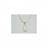Pendente in argento 925 - Con incastonato a mano una perla naturale