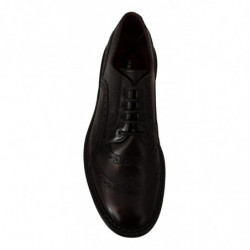 Scarpe formali con punta alare Oxford in pelle viola - EU39/US6