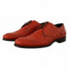 Scarpe derby in pelle esotica arancione - EU45/US12