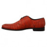 Scarpe derby in pelle esotica arancione - EU41/US7
