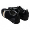 Scarpe da ginnastica da uomo casual in pelle con logo nero - EU45/US12