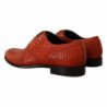 Scarpe derby in pelle esotica arancione - EU44/US11