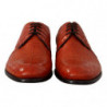 Scarpe derby in pelle esotica arancione - EU44/US11