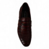 Scarpe derby eleganti in pelle esotica bordeaux - EU43.5/US10.5