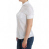 Top camicia in cotone bianco - IT40-S