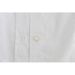 Top camicia in cotone bianco - IT40-S