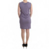 Abito viola in jersey di cotone - S