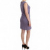 Abito viola in jersey di cotone - S